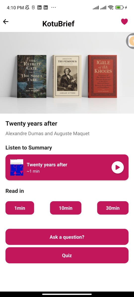 AI Book Summary Generator screen 13